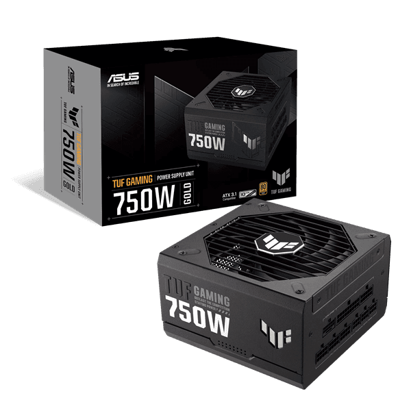 Блок питания ASUS  750W, TUF Gaming 750W Gold, Full Modular, 80+ GOLD, КПД 92%, TUF-GAMING-750G
