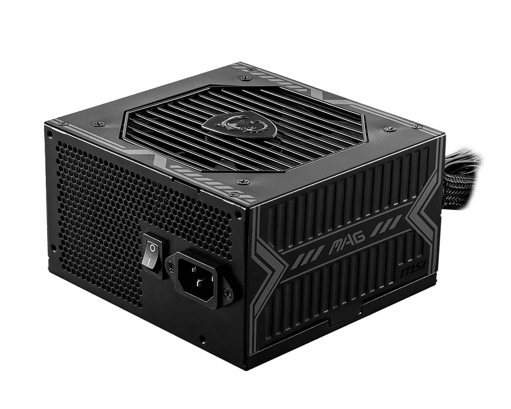 Блок питания MSI  650W, MAG A650BN, Non Modular, ATX, 80+ BRONZE, КПД >85%, Fan 120mm, Черный