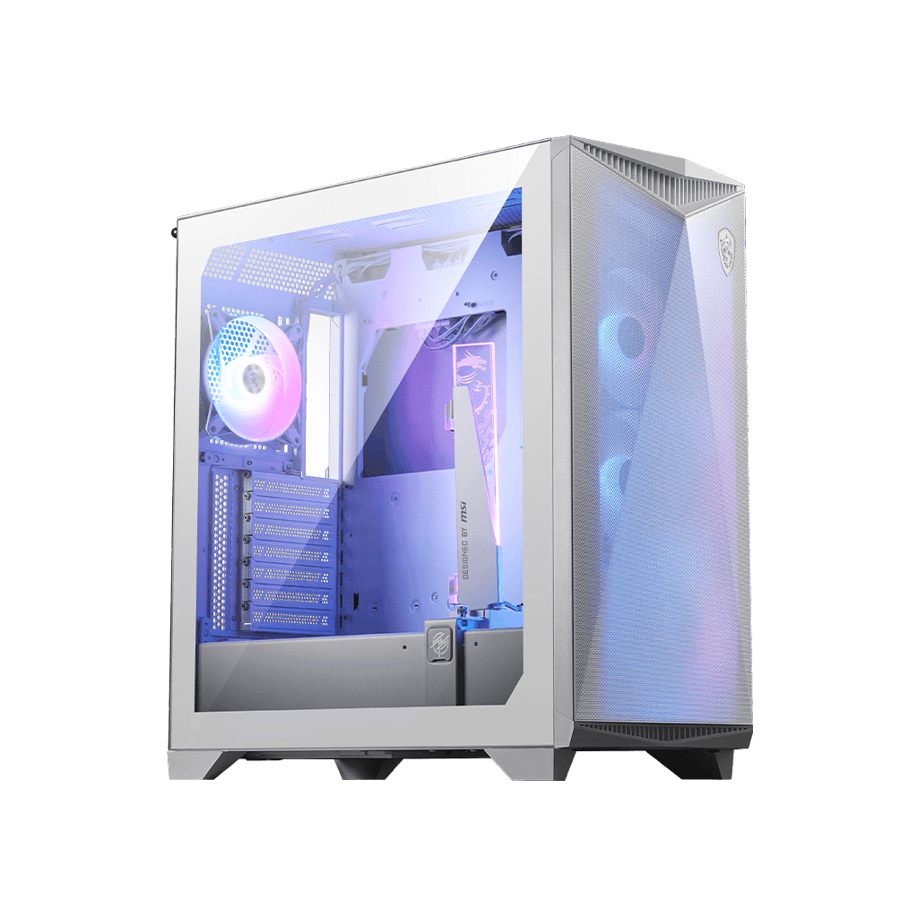 Компьютерный корпус MSI MPG GUNGNIR 300R AIRFLOW E-ATX/ATX/mATX/Mini-ITX, 3xUSB 3.2, ARGB White