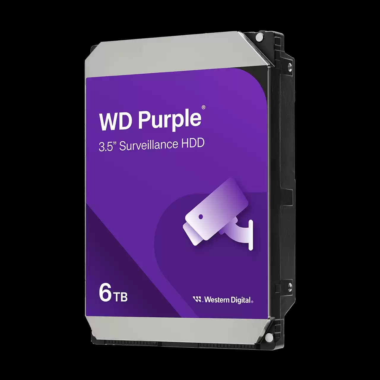 Жесткий диск для видеонаблюдения HDD  6Tb Western Digital Purple SATA 6Gb/s 256Mb 3,5" WD64PURZ