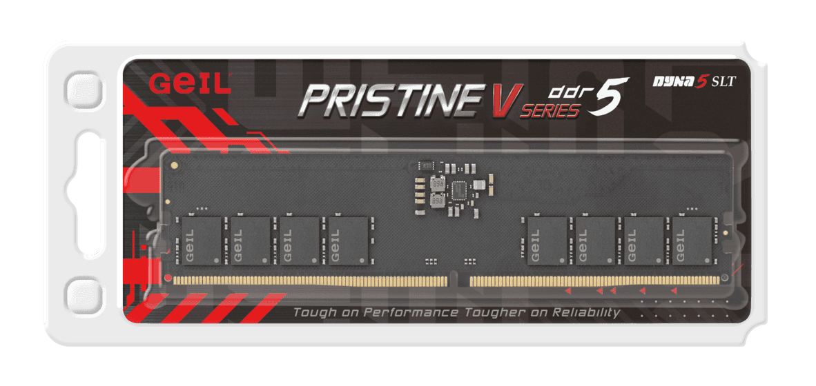 Оперативная память 16GB GEIL 4800MHz DDR5 UDIMM PC5-38400 Pristine V 40-40-40-77 GP516GB4800C40SC