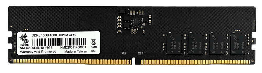 Оперативная память 16GB DDR5 4800MHz NOMAD UDIMM CL40 NMD4800D5U40-16GB Bulk Pack