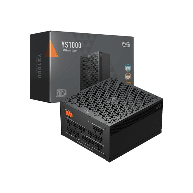 Блок питания PCCooler 1000W, YS1000, Full Modular, 80+ GOLD, ≥90%, Fan 135mm, Черный, P5-YS1000-G1F