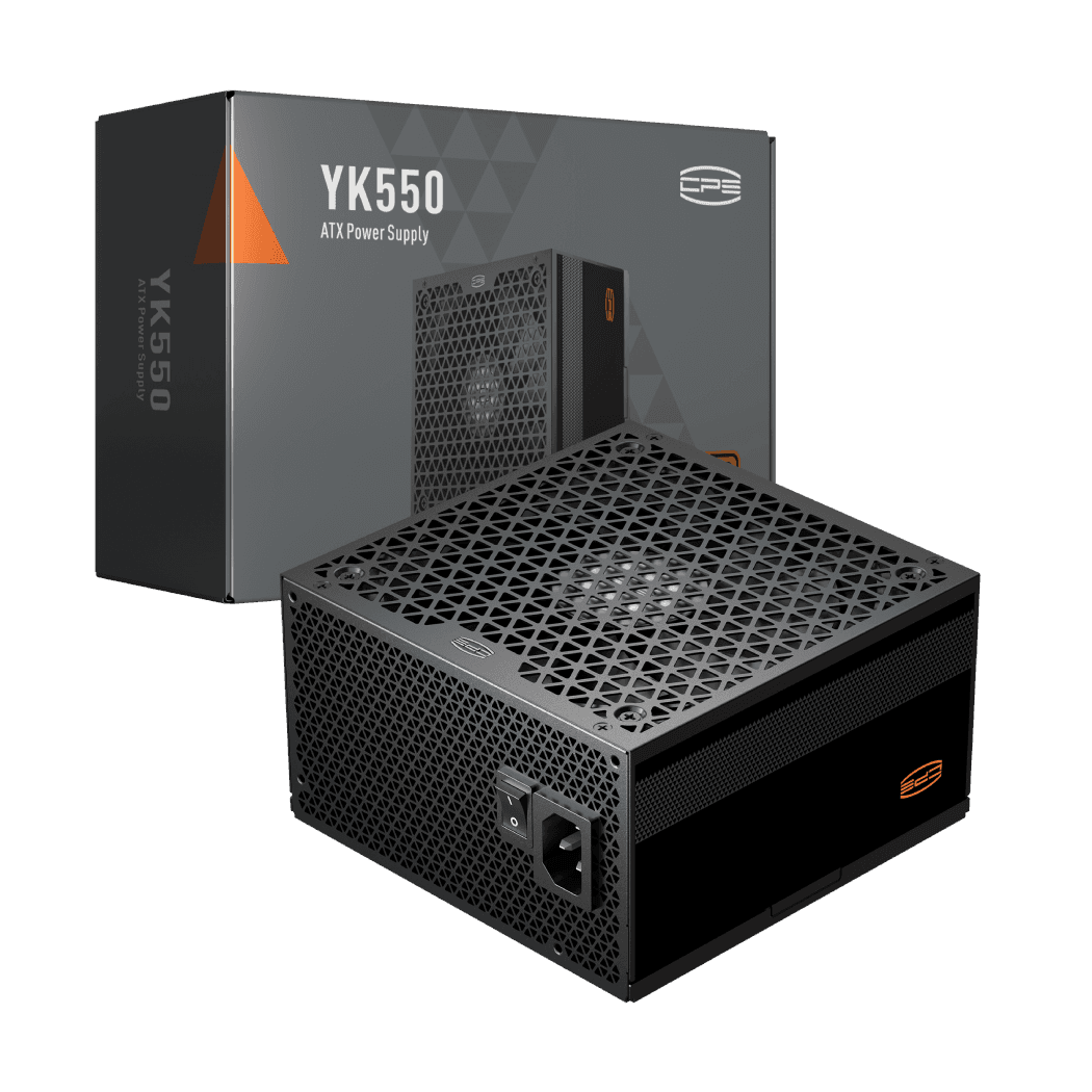 Блок питания PCCooler  550W, YK550, Non Modular, 80+ BRONZE, ≥86.5%, Fan 135mm, Черный, P5-YK550-B1F