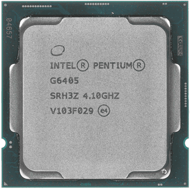 Процессор Intel  Pentium G6405 4,1 GHz 4Mb 2/4 Comet Lake UHD Graphics 610 58W FCLGA1200 Tray