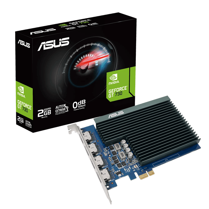 Видеокарта ASUS GeForce  GT730 2GB GDDR5 64-bit 4xHDMI GT730-4H-SL-2GD5