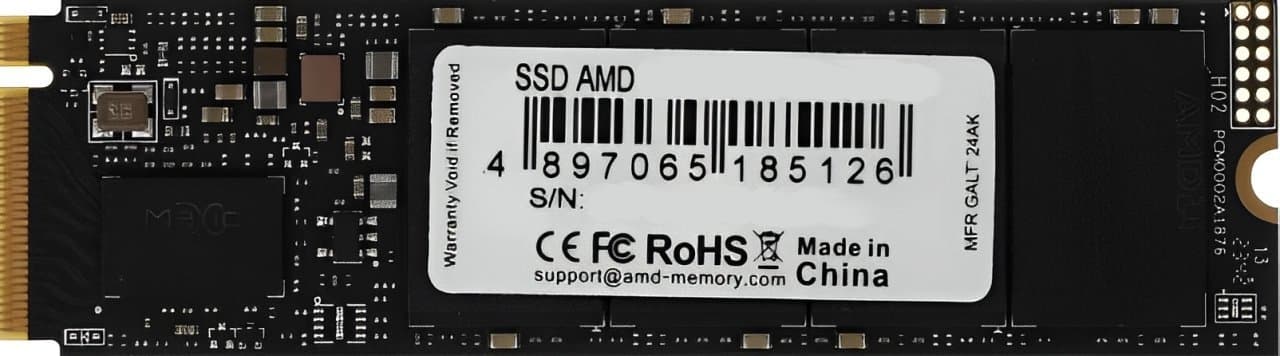 Твердотельный накопитель 2048GB SSD AMD RADEON R3 Series M.2 PCIe 3.0 2280 R3500/W3100 R3MP32048G8