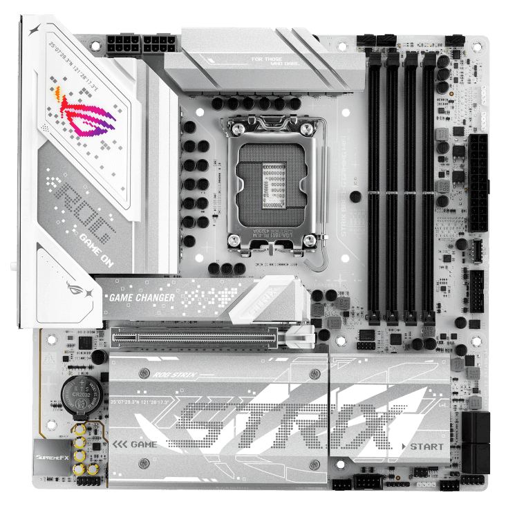 Материнская плата ASUS ROG STRIX B860-G GAMING WIFI, LGA1851 B860 4xDDR5 4xSATA 4xM.2 HDMI DP mATX