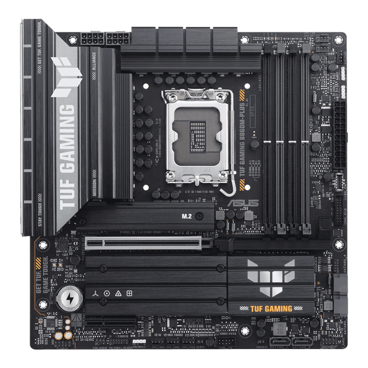 Материнская плата ASUS TUF GAMING B860M-PLUS, LGA1851 B860 4xDDR5 4xSATA 3xM.2 HDMI DP USB-C mATX