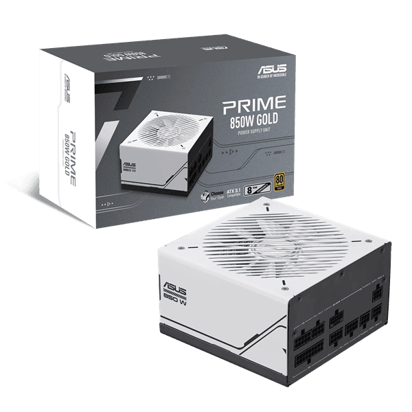 Блок питания ASUS  850W, Prime 850W Gold, Full Modular, ATX, 80+ GOLD, КПД 92%, Fan 135mm, AP-850G