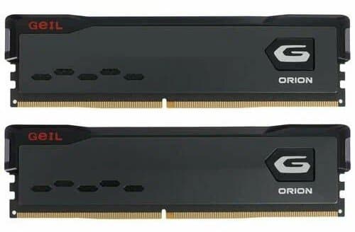 Оперативная память 32GB Kit (16GBx2) GEIL DDR4 3200MHz UDIMM ORION CL16 GOG432GB3200C16BDC Grey