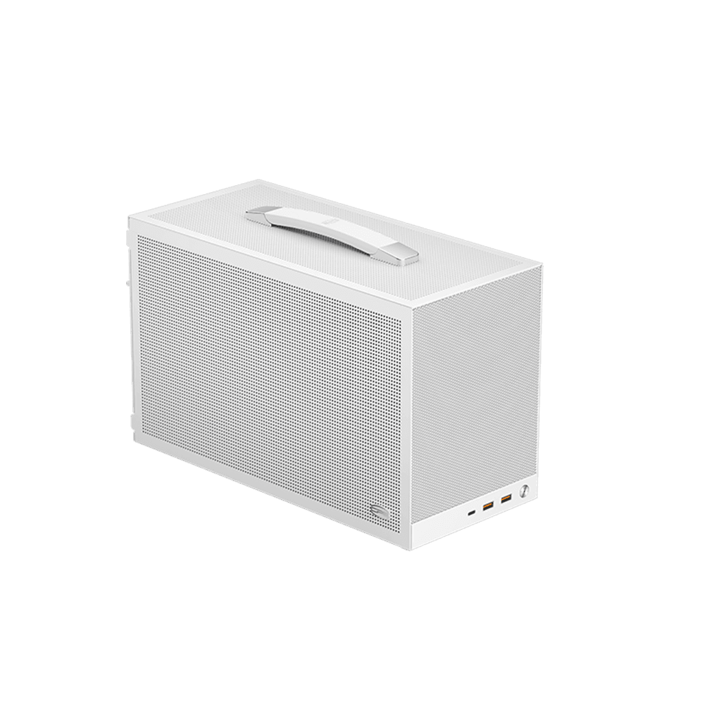 Корпус PCCooler K101 MESH WH 3F ITX 2xUSB3.0, 1xUSB-C, 3xFans, 1x3.5", 4x2.5" White