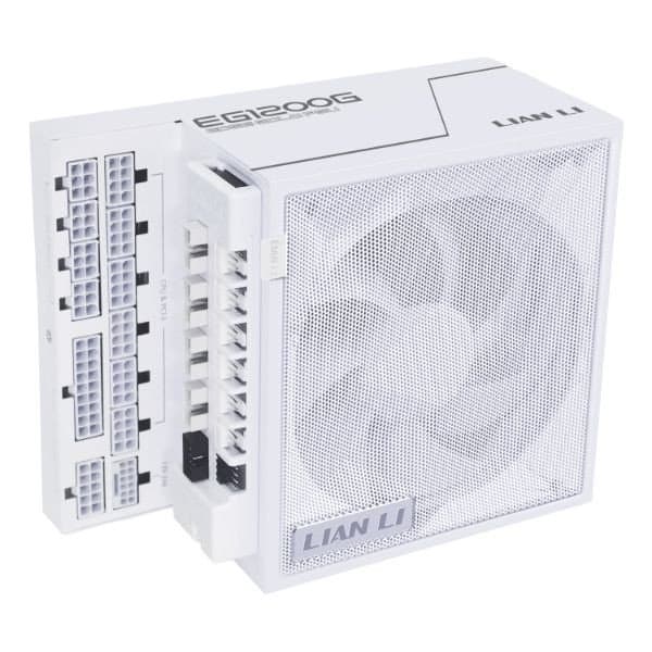 Блок питания Lian Li 1200W, EG1200G, Full Modular, 80+ GOLD, КПД 91.2%, Белый, G9P.EG1200G.WH00.EU