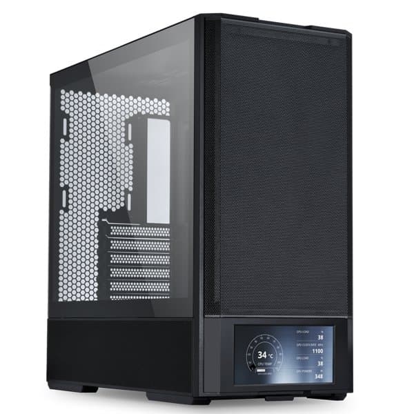 Корпус Lian Li Lancool 207 Digital Black ATX/m-ATX/m-ITX 2х140 ARGB 2х140 PWM G99.LAN207DX.00 Black