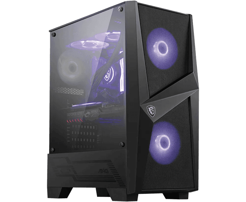 Компьютерный корпус MSI MAG FORGE 100M ATX/mATX/Mini-ITX 2x3.5", 3x2.5", 2xUSB 3.2 Gen1, Audio, Mic