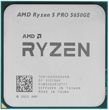 Процессор AMD Ryzen 5 PRO 5650GE 3,4ГГц (4,4ГГц Turbo) AM4 6/12 L2 3Mb L3 16Mb 35W OEM 100-000000258