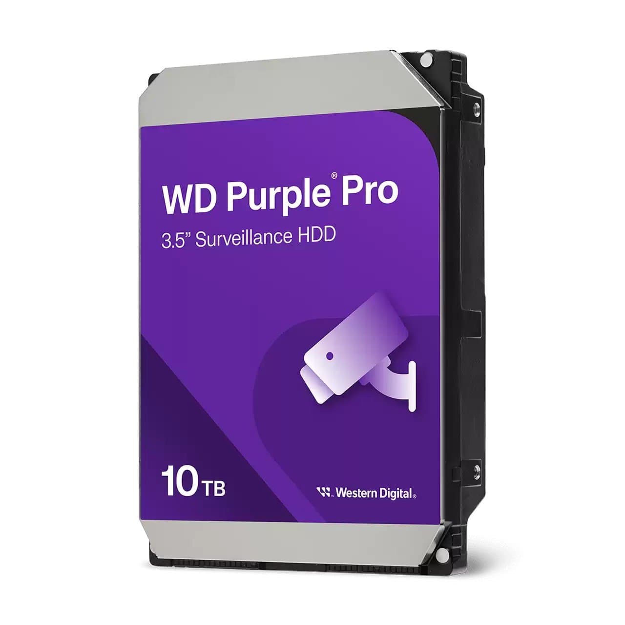Жесткий диск для видеонаблюдения HDD 10Tb WD Purple Pro SATA3 512Mb 7200 3,5" WD102PURP