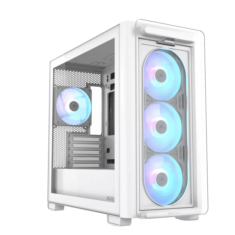 Корпус ASUS A23 PLUS TG ARGB WHITE mATX/mITX A23 PLUS TG/ARGB FANS/WHT//