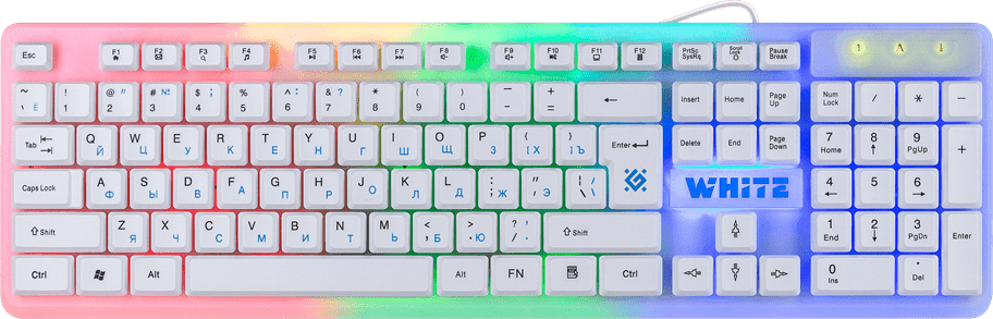 Клавиатура Defender White GK-172