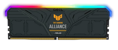 Оперативная память 32GB Kit (2x16GB) GEIL GEMINI RGB TUF 5600Mhz DDR5 UDIMM CL38 GMST532GB5600C38ADC