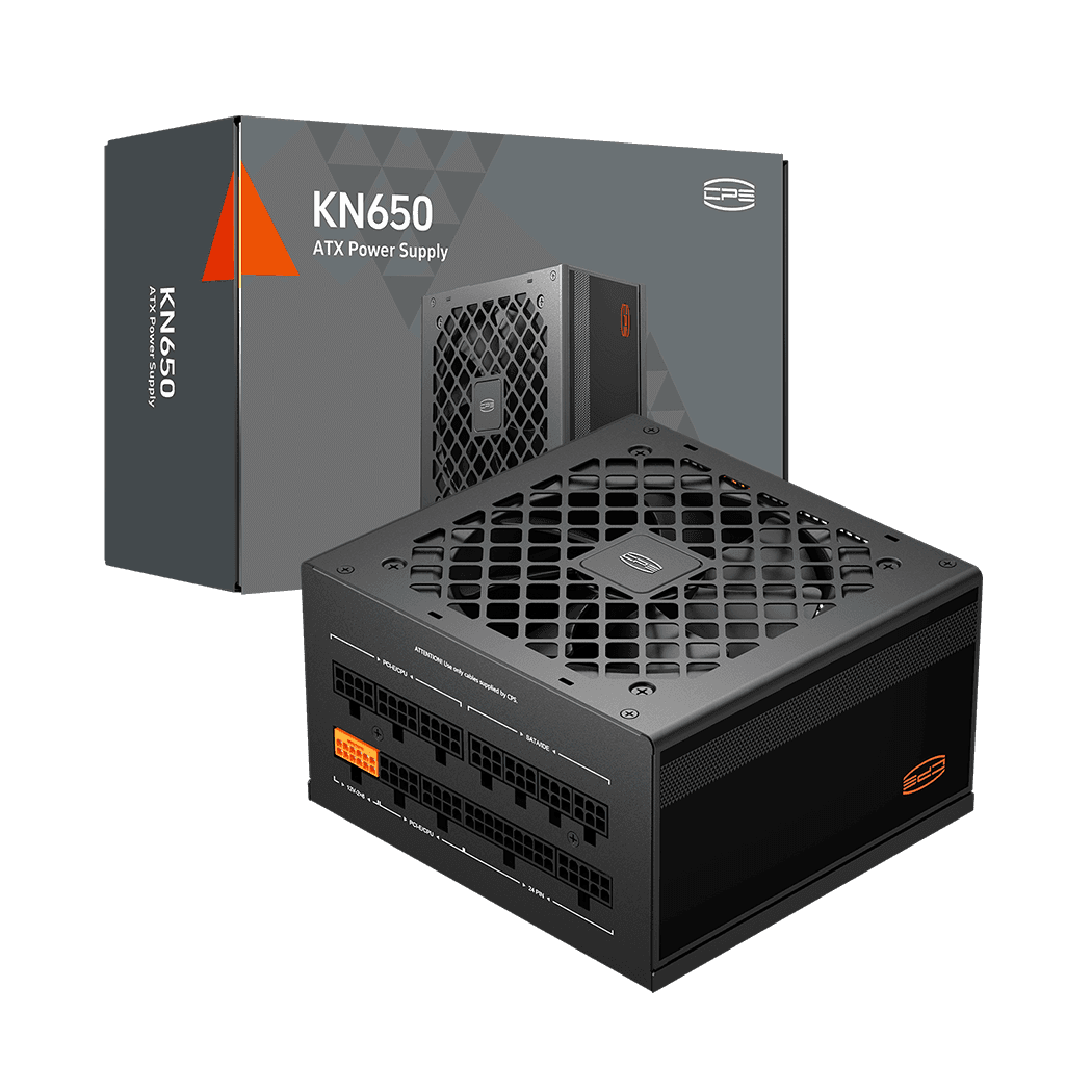 Блок питания PCCooler  650W, KN650, Full Modular, 80+ GOLD, ≥90%, Fan 120mm, Черный, P3-KN650-G1F