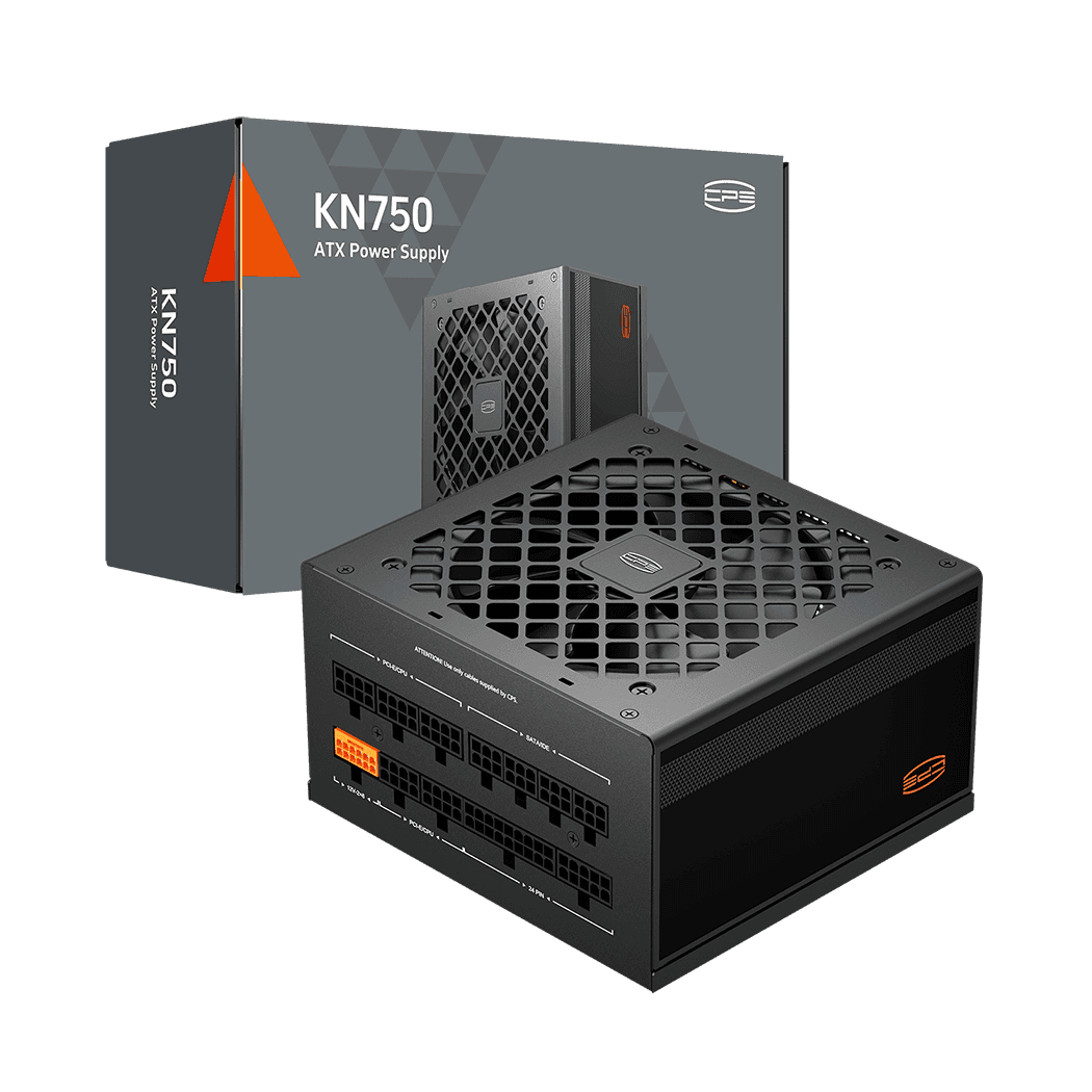 Блок питания PCCooler  750W, KN750, Full Modular, 80+ GOLD, ≥90%, Fan 120mm, Черный, P3-KN750-G1F