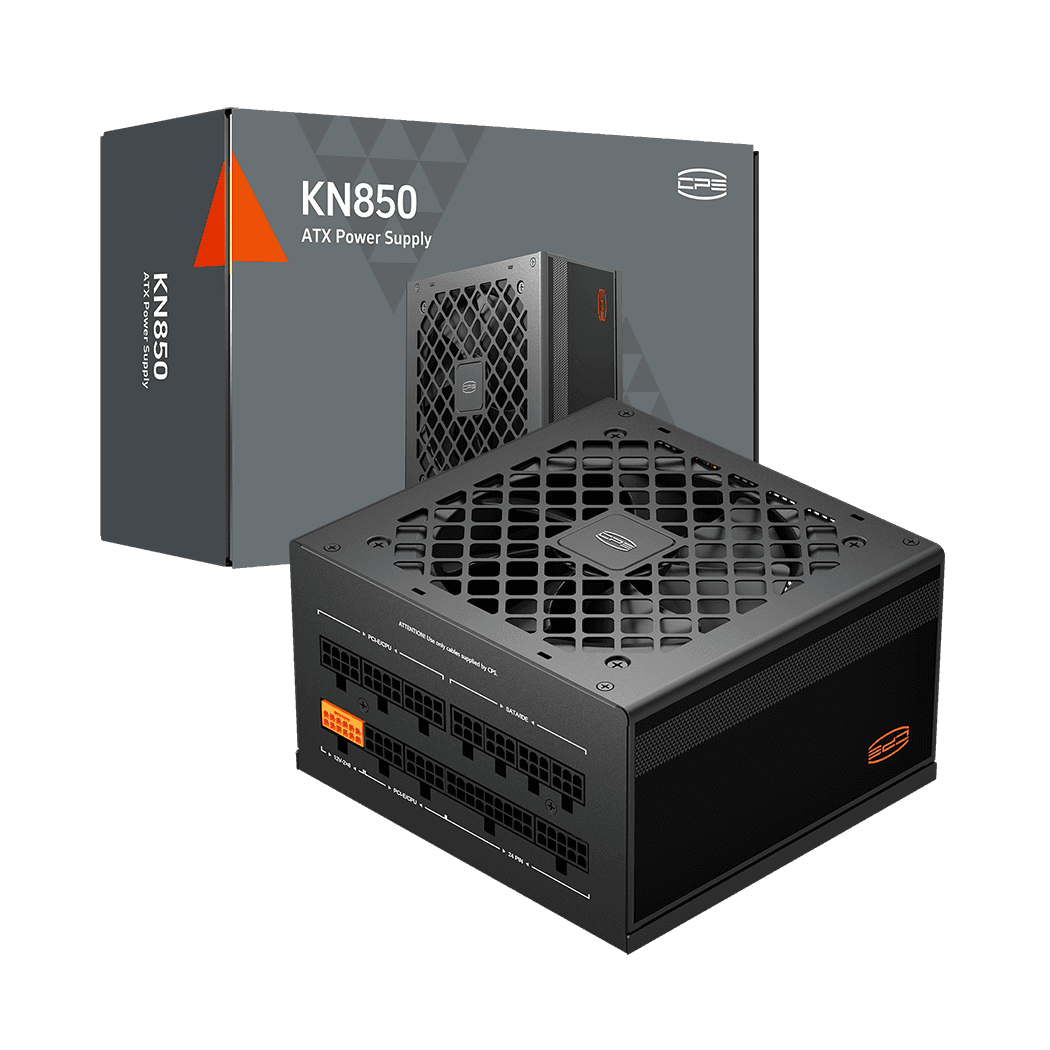 Блок питания PCCooler  850W, KN850, Full Modular, 80+ GOLD, ≥90.5%, Fan 120mm, Черный, P3-KN850-G1F