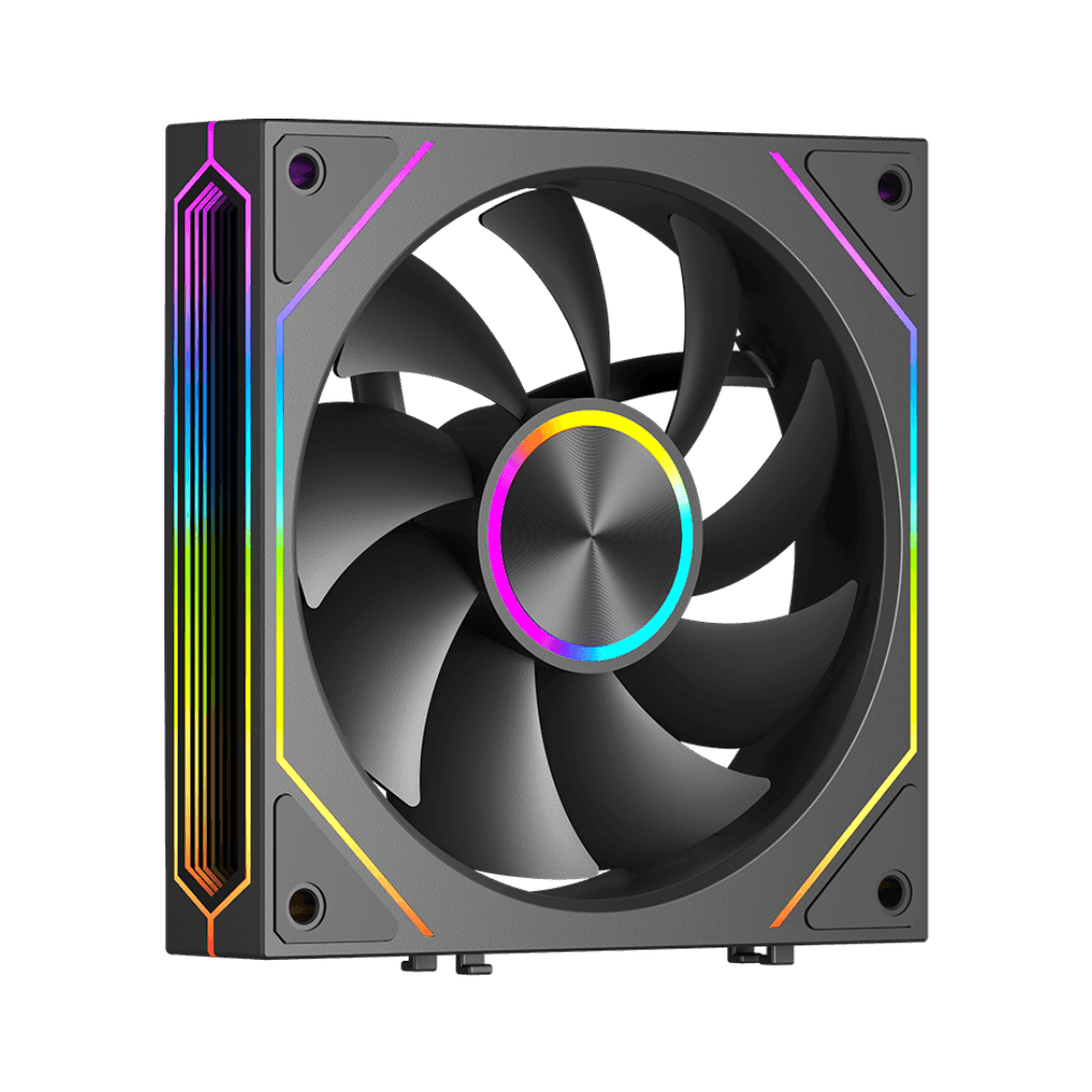 Вентилятор для корпуса PCCooler F3 X120 ARGB BK 1x(120x120x25mm) 800-1800 RPM 54CFM Black