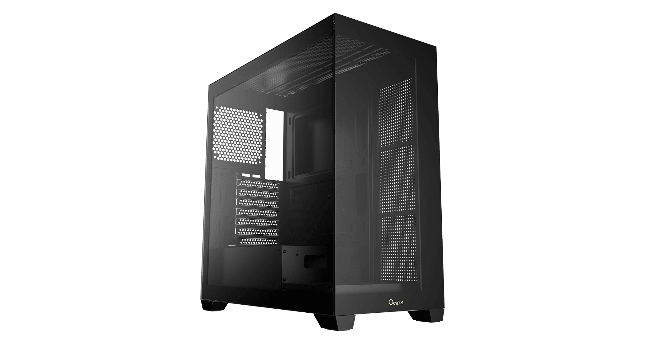 Корпус Ocypus Gamma C72 BK ATX/mATX/ITX 3xUSB Черный Gamma-C72-BKD000XX-GL