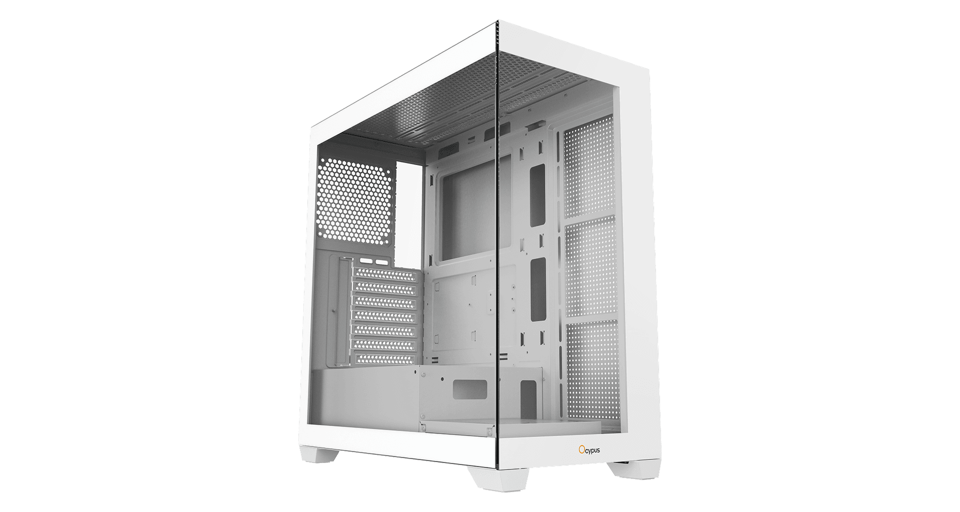 Корпус Ocypus Gamma C72 WH ATX/mATX/ITX 3xUSB Белый Gamma-C72-WHD000XX-GL
