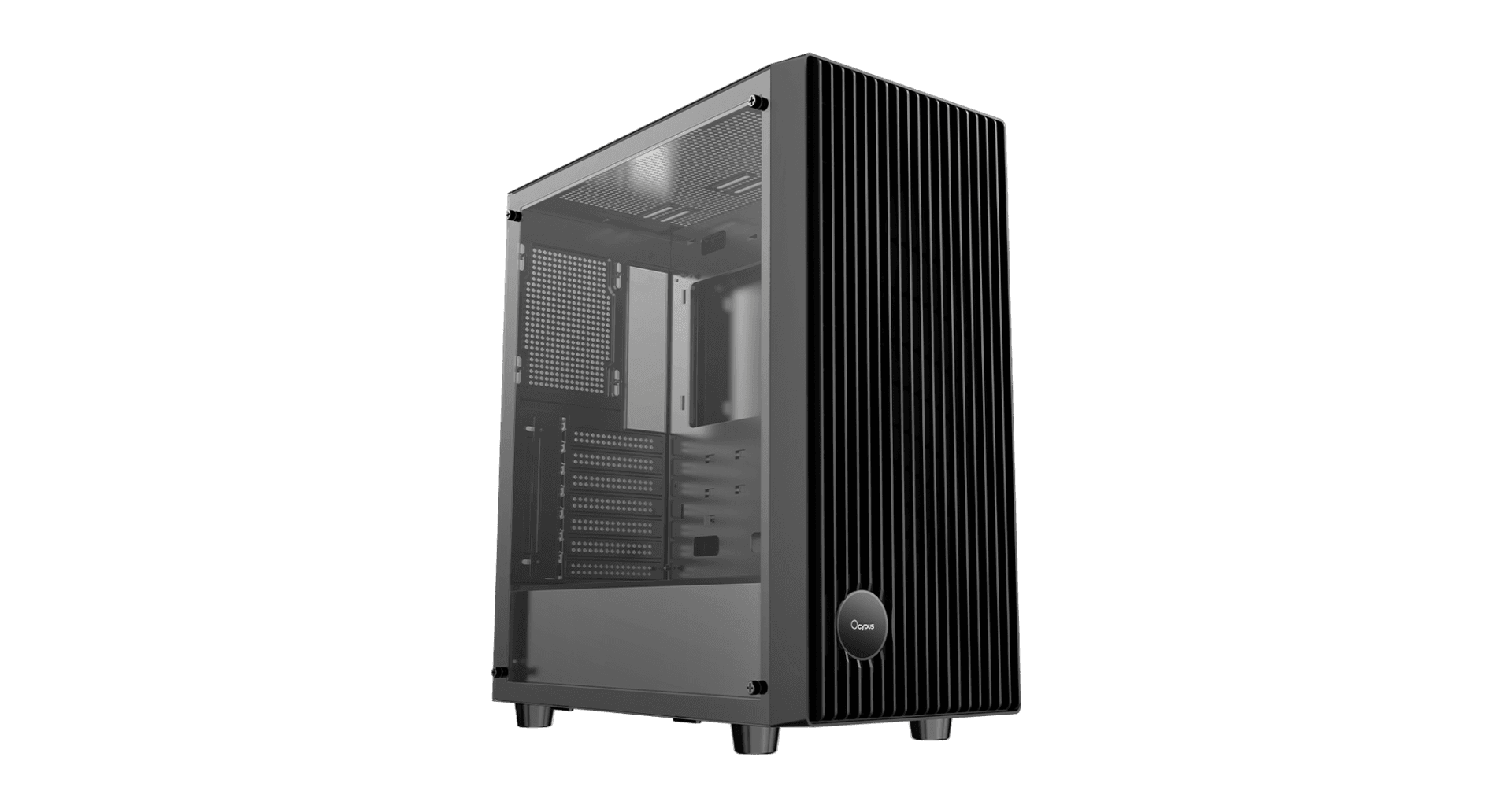 Корпус Ocypus Gamma C70 BK ATX/mATX/ITX 2xUSB Черный Gamma-C70-BKG000XX-GL