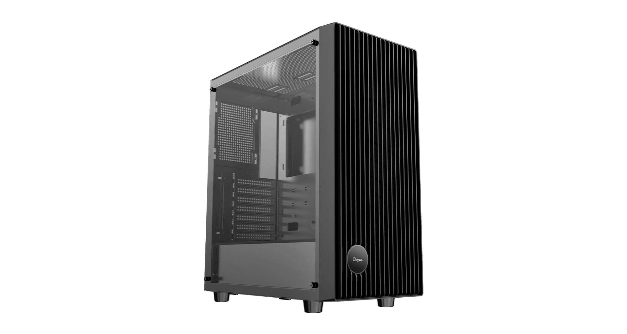 Корпус Ocypus Gamma C70 BK ATX/mATX/ITX 2xUSB Черный Gamma-C70-BKG000XX-GL
