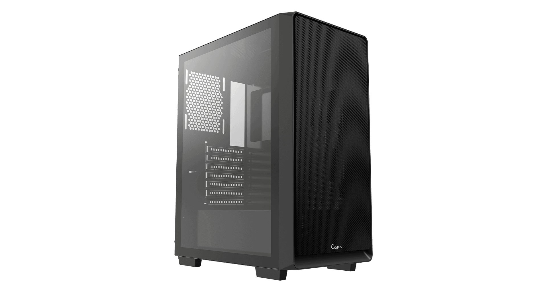 Корпус Ocypus Gamma C60 BK ATX/mATX/ITX 3xUSB Черный Gamma-C60-BKG000XX-GL