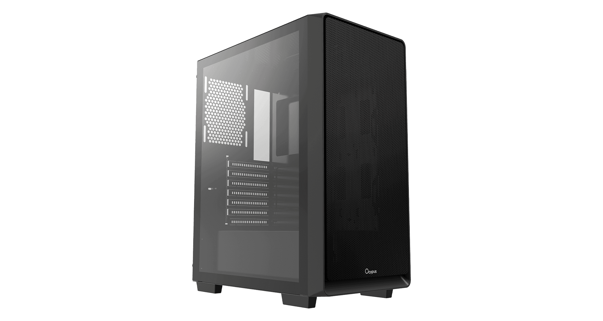 Корпус Ocypus Gamma C60 BK ATX/mATX/ITX 3xUSB Черный Gamma-C60-BKG000XX-GL