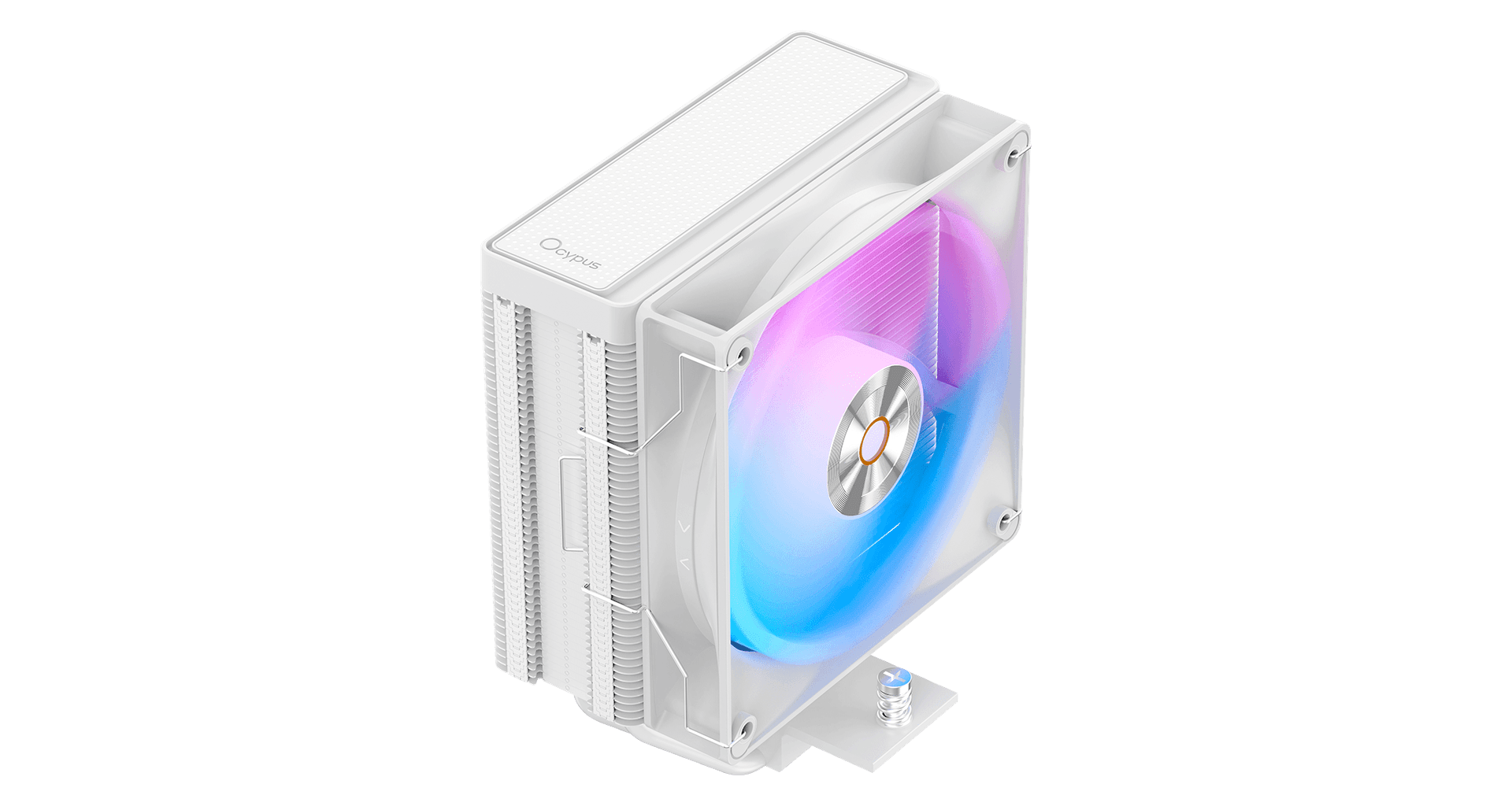 Вентилятор для процессора Ocypus Delta A40 WH ARGB TDP 220W 4-pin 1851/1700/1200/115X/AM5/AM4 Белый