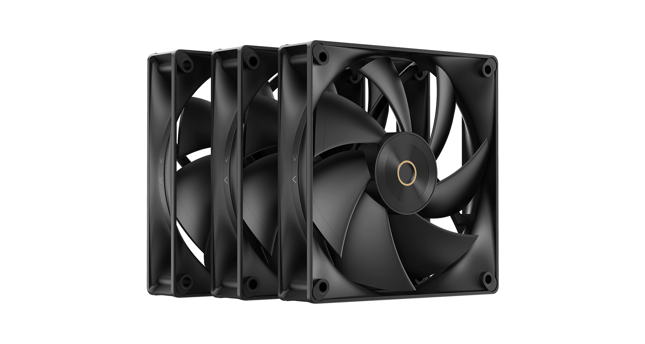 Вентилятор для корпуса Ocypus Delta F12 BK 3-IN-1 3x(120x120x25mm) 500-2000RPM 73CFM Черный