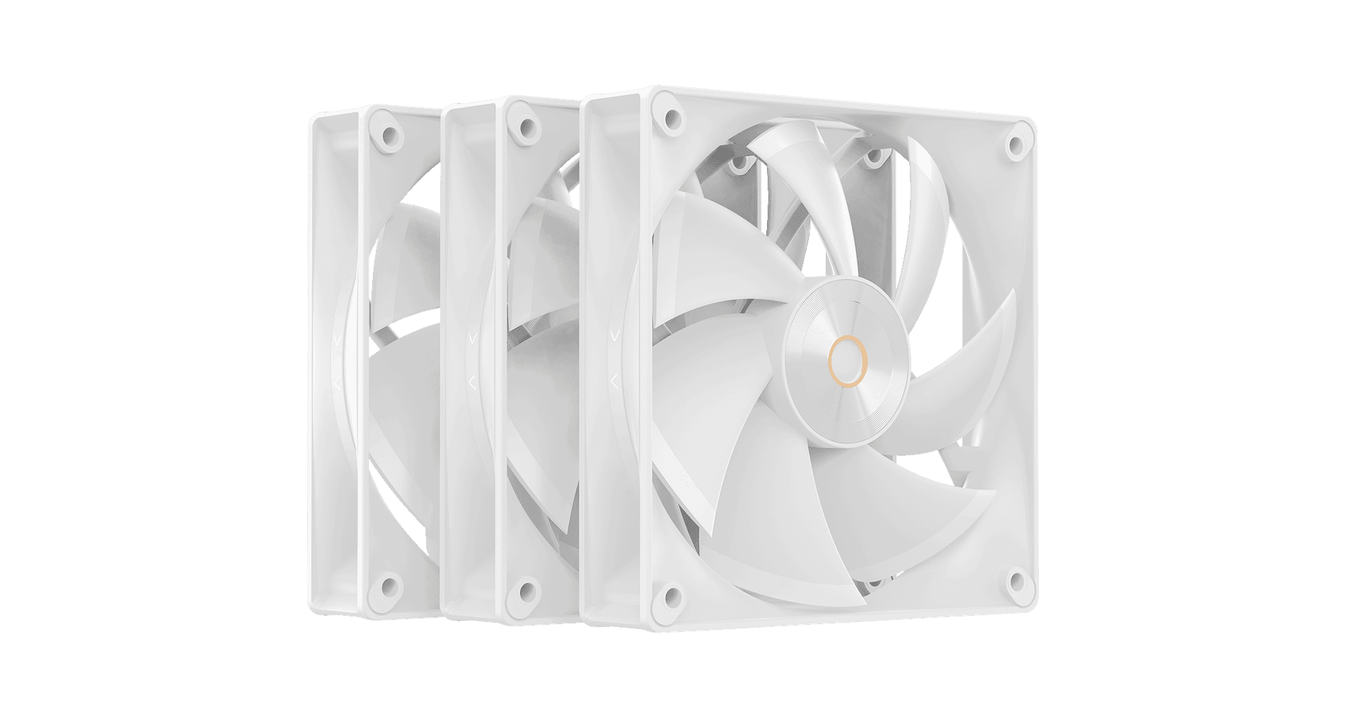 Вентилятор для корпуса Ocypus Delta F12 WH 3-IN-1 3x(120x120x25mm) 500-2000RPM 73CFM Белый