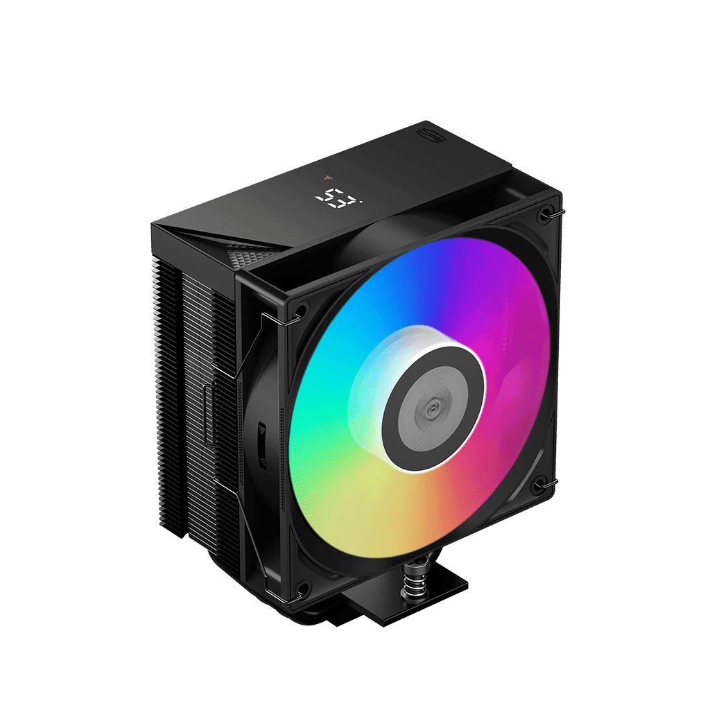 Вентилятор для процессора PCCooler RT500 Digital ARGB BK 245W 4pin 18XX/1700/1200/AM5/AM4 Черный