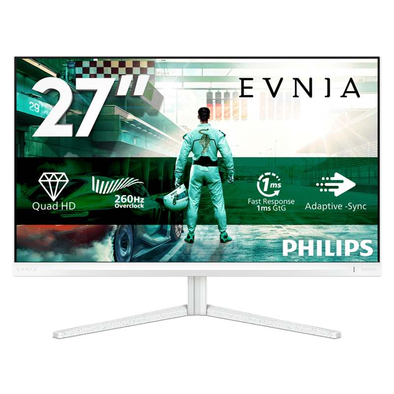 Монитор 27" PHILIPS 27M2N3501PA/01 IPS 2560x1440 260Hz 1мс 300кд/м 1000:1 2xHDMI DP 2x2W Белый