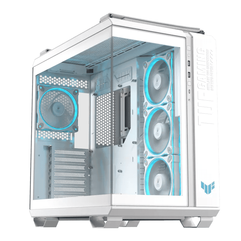 Корпус ASUS TUF Gaming GT502 HORIZON White ATX/micro ATX/mITX GT502 PANO/ARGB FANS/WHT/TG//