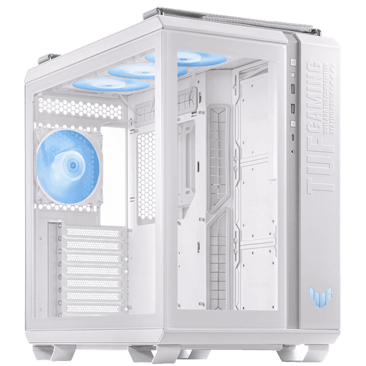 Корпус ASUS TUF Gaming GT502 PLUS TG ARGB WHITE ATX/mATX/mITX GT502 PLUS/WHT/TG//
