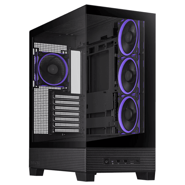 Корпус ASUS A31 PLUS TG ARGB BLACK Micro-ATX/Mini-ITX A31 PLUS/BK/TG/ARGB//
