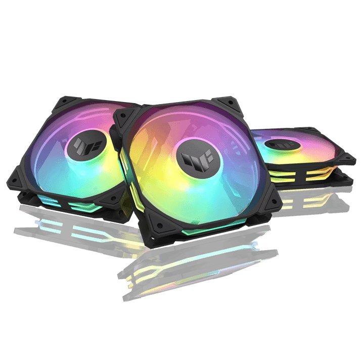 Вентилятор для корпуса ASUS TUF GAMING TR120 FAN ARGB BLACK 3IN1 120x120x28 AuraSync TR120-1/BK/3 IN