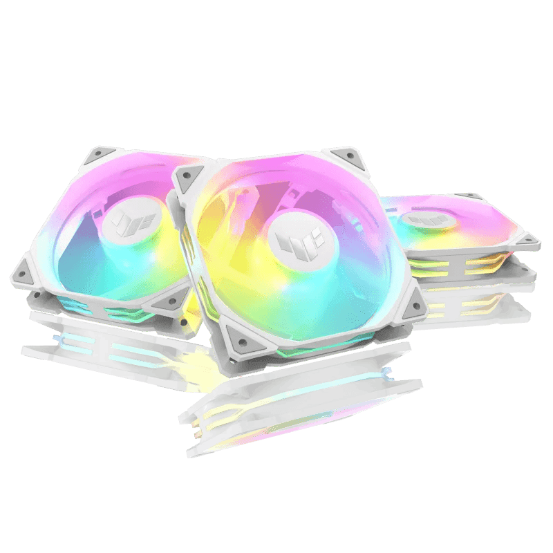 Вентилятор для корпуса ASUS TUF GAMING TR120 FAN ARGB WHITE 3IN1 120x120x28 AuraSync TR120-1/WT/3 IN