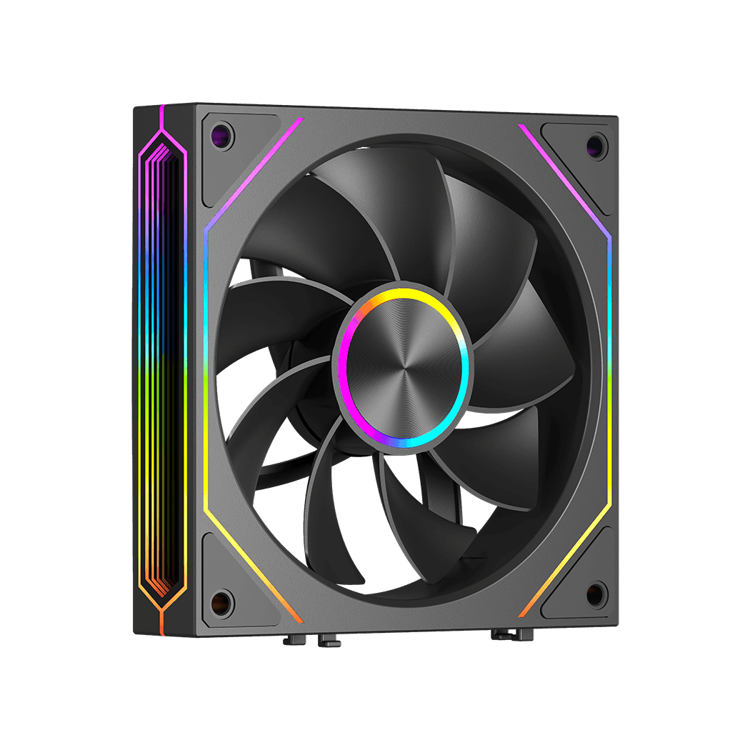 Вентилятор для корпуса PCCooler F3 X120R ARGB BK 1x(120x120x25mm) 800-1800RPM 54CFM Black