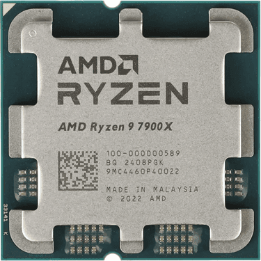 Процессор AMD Ryzen 9 7900X 4,7Гц (5,6ГГц Turbo) 12С/24T 64MB L3 170W-230W AM5 OEM 100-000000589