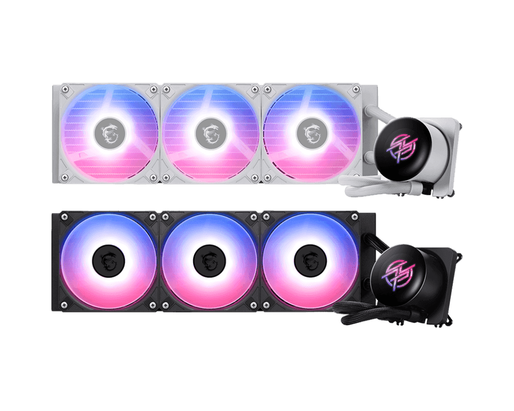 Водяное охлаждение для CPU MSI MPG CORELIQUID P13 360, 1700/1851/AM4/AM5, ARGB, Fan 3x120mm, Черный