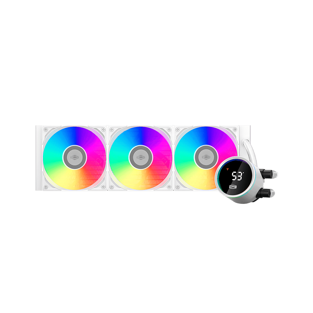 Водяное охлаждение для CPU PCCooler DA360 Pro ARGB Digital WH TDP 300W Intel/AMD Белый