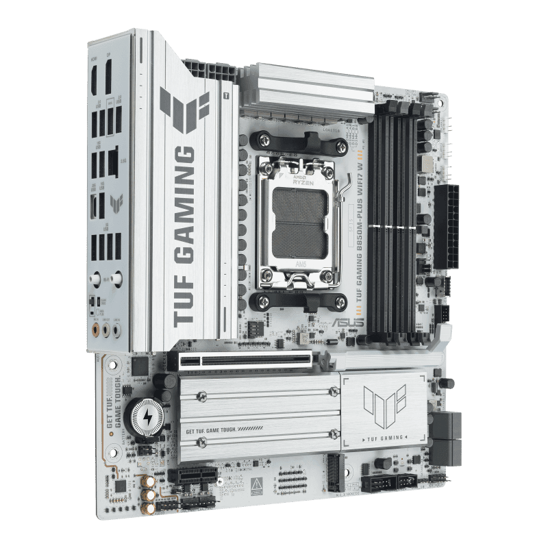 Материнская плата ASUS TUF GAMING B850M-PLUS WIFI7 W AM5 4xDDR5 4xSATA 3xM.2 HDMI DP Type-C mATX