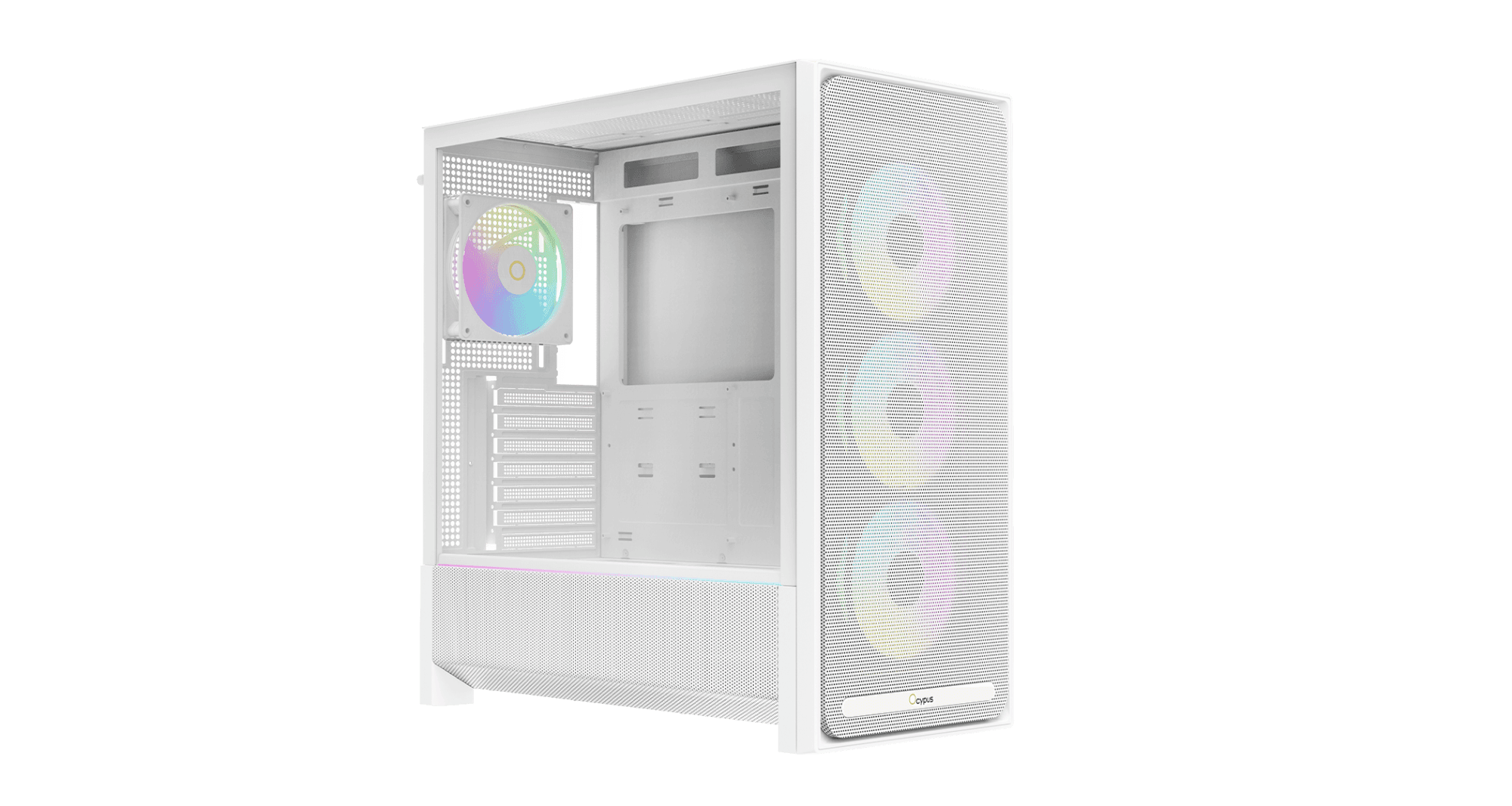 Корпус Ocypus Delta C70 WH ARGB EATX/ATX/mATX/ITX Type-C Белый Delta-C70-WHG400XX-GL